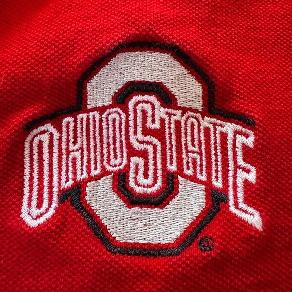 Ohio State Buckeyes Vintage Polo T Shirt Crable Sportswear Men Size Medium - Picture 5 of 5